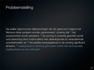 Eindcolloquium: energiezuinig en bewonersgericht renoveren van Nemavo-Airey woningen