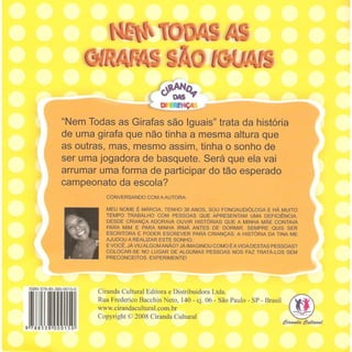 Nem todas as girafas são iguais
