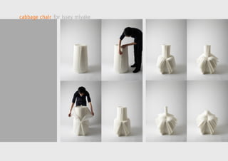 cabbage chair for issey miyake 
 