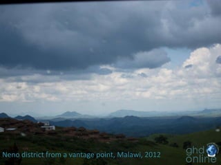 Neno district from a vantage point, Malawi, 2012
 