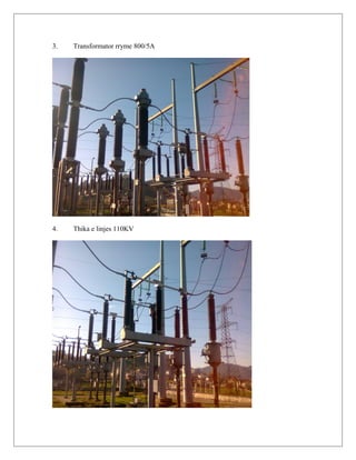 Transformator Rryme Nenstacioni Sharre (220/110/35 KV) -Praktika | DOC