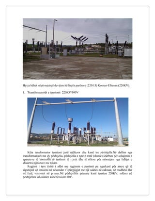 Nenstacioni Sharre (220/110/35 KV) -Praktika | DOC
