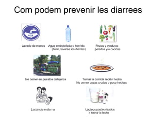 Com podem prevenir les diarrees
 