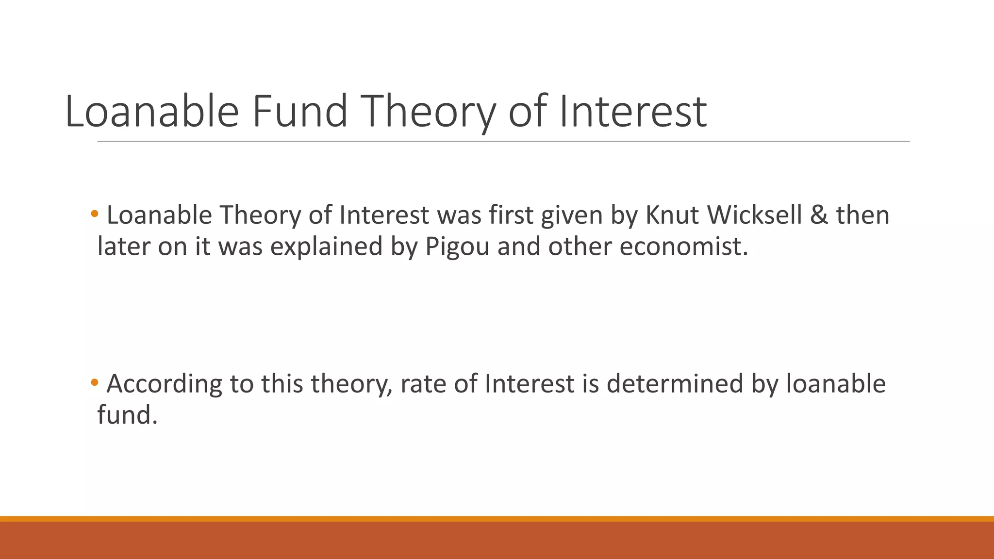 CLASSICAL THEORY OF INTEREST RATE PDF visual data 6