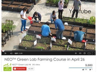 NEOTM Green Lab HK
NEOTM Green Lab Farming Course in April 26
Youtube
 