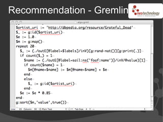 Recommendation - Gremlin
 