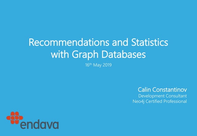 Recommendations and Statistics with Graph Databases | PPT
