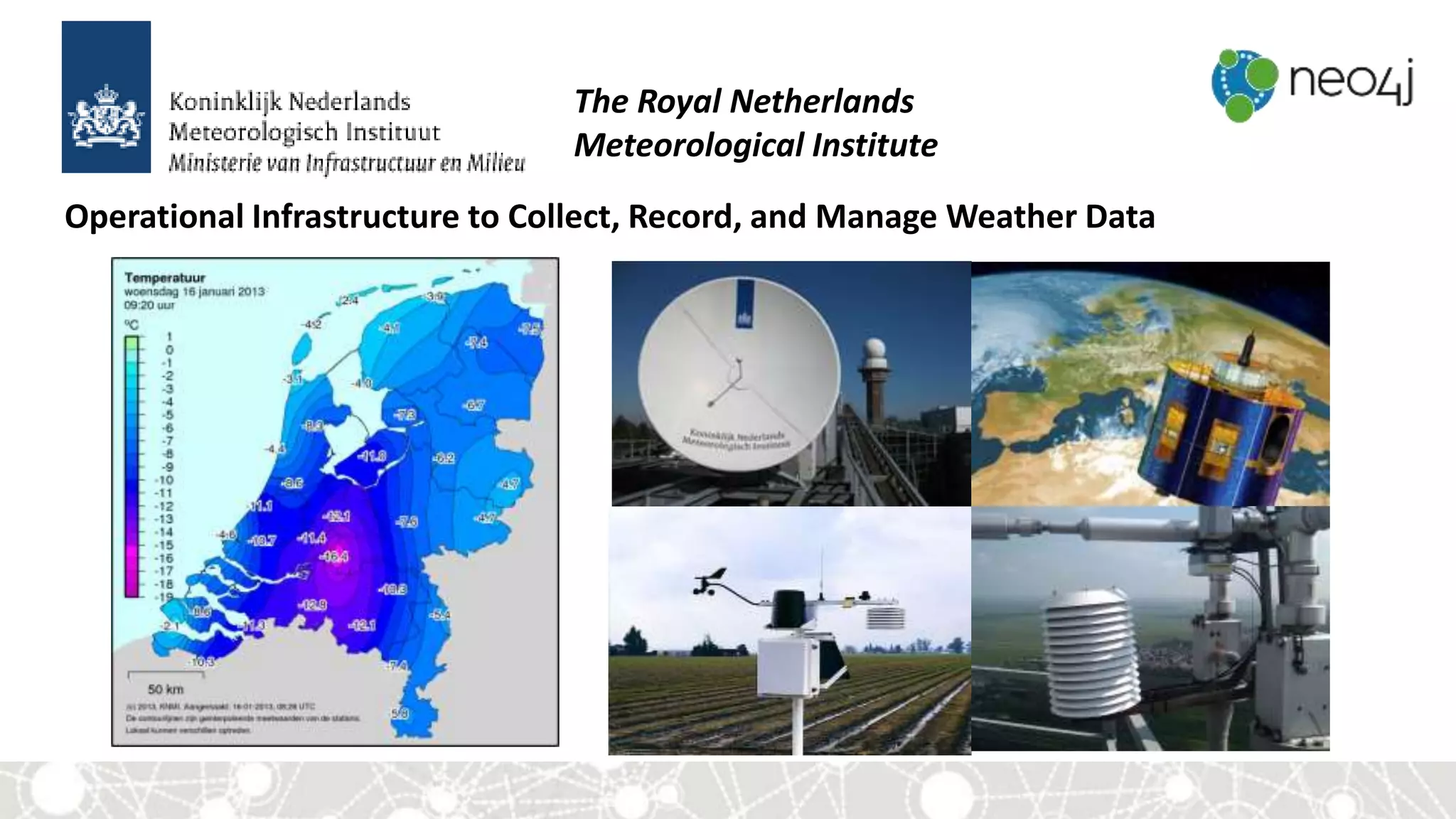 The Royal Netherlands
Meteorological Institute
Operational Infrastructure to Collect, Record, and Manage Weather Data
 