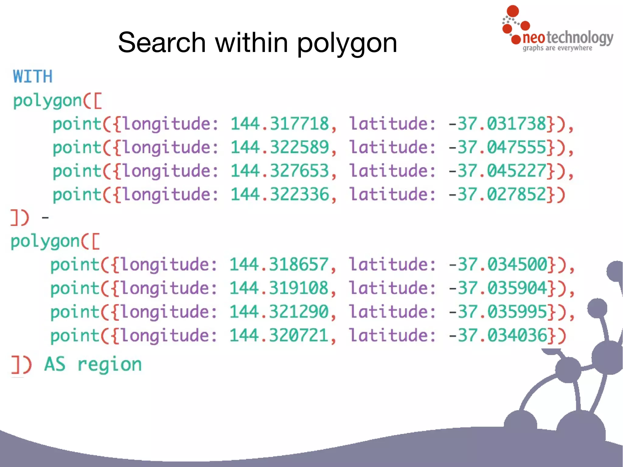 Search within polygon
 