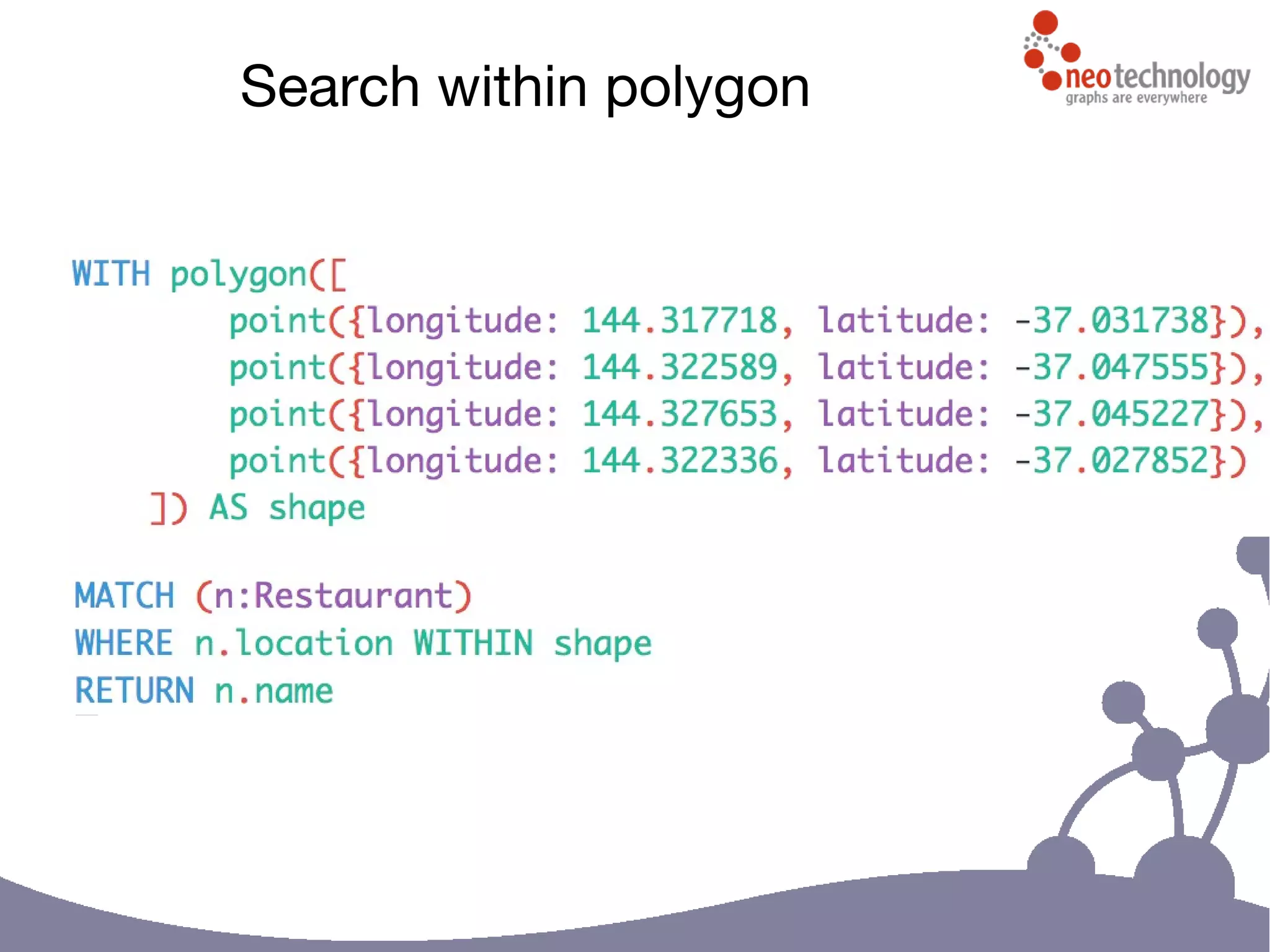 Search within polygon
 