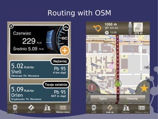Routing with OSM
 