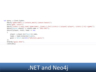 .NET and Neo4j

 
