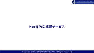 Copyright ?2017 CREATIONLINE, INC. All Rights Reserved
Neo4j PoC ֧Ԯ`ӥ
27
 