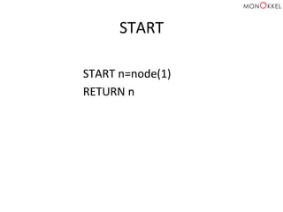 START	
  
START	
  n=node(1)	
  
RETURN	
  n	
  
 