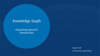 1Confidential |
Knowledge Graph
Integrating Internal &
External Data
August 2020
Presented by: Paolo Delano
 