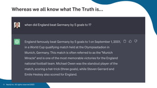 Whereas we all know what The Truth is…
Neo4j Inc. All rights reserved 2023
11
 