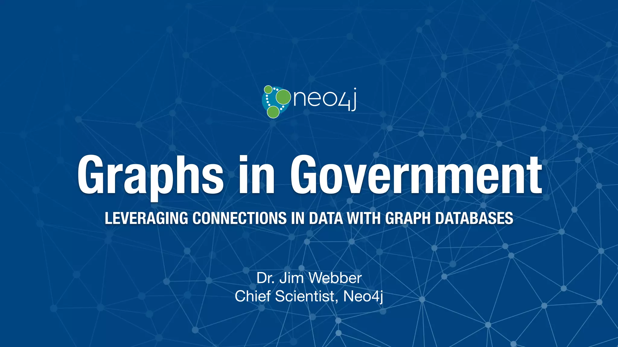 Neo4j graphs in government | PPT