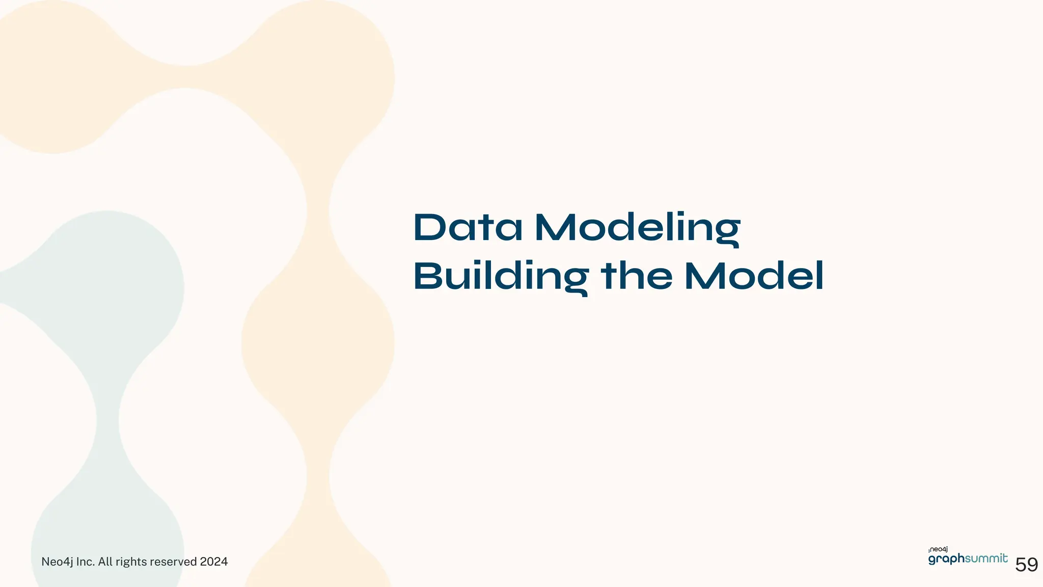 Neo4j Inc. All rights reserved 2024
59
Data Modeling
Building the Model
 