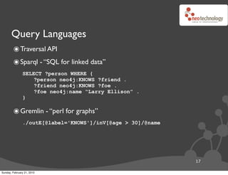 Persistent graphs in Python with Neo4j | PPT
