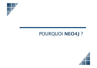 POURQUOI NEO4J ?




JUG Lyon : – Neo4j et son écosystème   15 Janvier 2013 – sroussy@hinnoya.fr
 