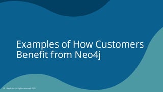 Examples of How Customers
Benefit from Neo4j
Neo4j Inc. All rights reserved 2025
10
 