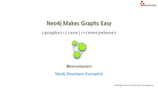 (graphs)-[:are]->(everywhere)
Neo4j	
 