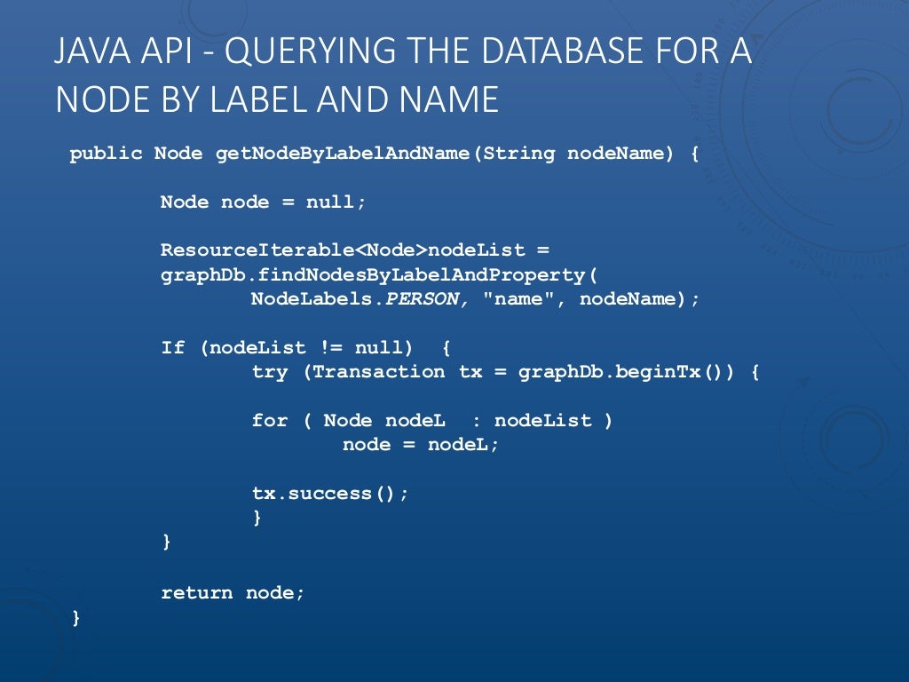 Neo4J Open Source Graph Database