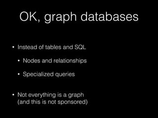 Demolitions and Dali : Web Dev and Data in a Graph Database | PDF