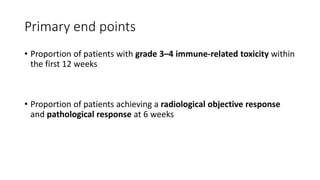 Neoadjuvant or adjuvant immunotherapy in melanoma stage iii | PPTX