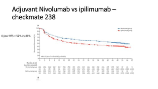 Neoadjuvant or adjuvant immunotherapy in melanoma stage iii | PPTX