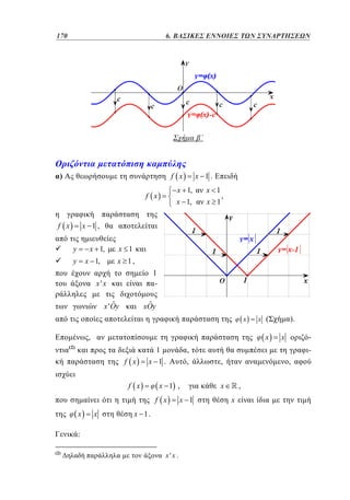 170	
122

4. 6. ΒΑΣΙΚΕΣ ΕΝΝΟΙΕΣ ΤΩΝ ΣΥΝΑΡΤΗΣΕΩΝ

f x

)

x 1,
x 1,

f x

f x

x 1.
x 1
,
x 1

x 1,
y

x 1,

y

x 1,

x 1
x 1,
1
-

x'x
ˆ
x ' Oy

ˆ
xOy
x

x

,
(2)

f x

1
x 1.

f x
x

x 1.

:
(2)

,
,

x 1 ,
f x

x

x (

x'x .

x 1

).
x

-

,

,

x

,

x

 