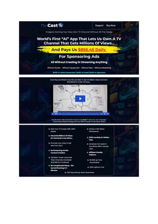 NeoCast  World’s First “AI” App That Lets Us Own A TV Channel That Gets Millions Of Views…And Pays Us $856.45 Daily