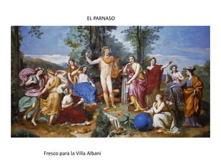 EL PARNASO
Fresco para la Villa Albani
 