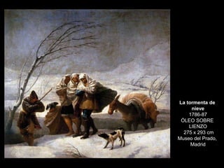 La tormenta de
nieve
1786-87
ÓLEO SOBRE
LIENZO
275 x 293 cm
Museo del Prado,
Madrid
 