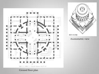 Ground floor plan
Axonometric view
 