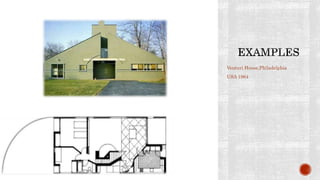 Venturi House,Philadelphia
USA 1964
 