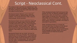 Neoclassical and Mystery Plays Entertain | PPTX