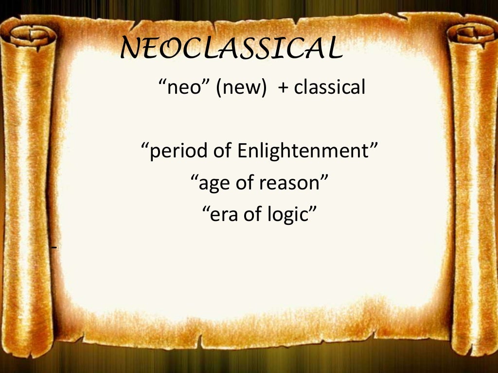 Neoclassical Literature