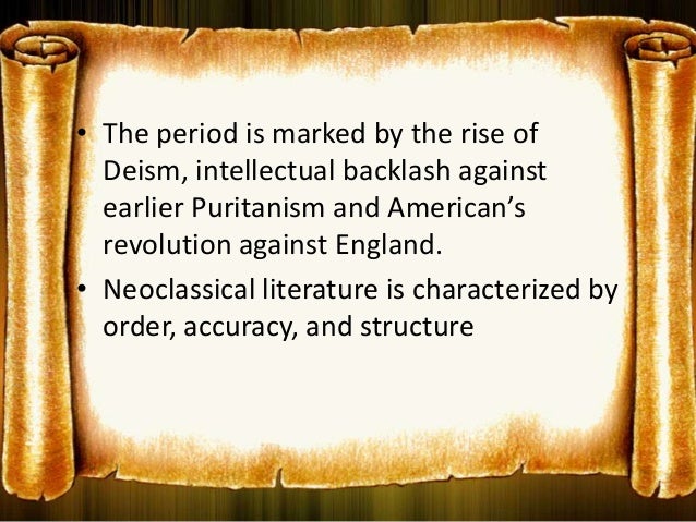 neoclassical literature neoclassical literature