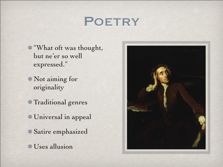 Essay On Man Neoclassicism — Alexander Pope's Essay on Man: An Introduction essay on man neoclassicism