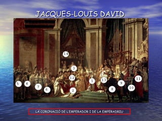 LA CORONACIÓ DE L’EMPERADOR I DE LA EMPERADRIU JACQUES-LOUIS DAVID 