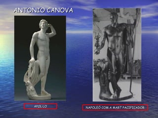 ANTONIO CANOVA APOL·LO NAPOLEÓ COM A MART PACIFICADOR 