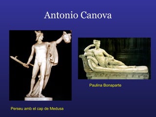 Antonio Canova Perseu amb el cap de Medusa Paulina Bonaparte 