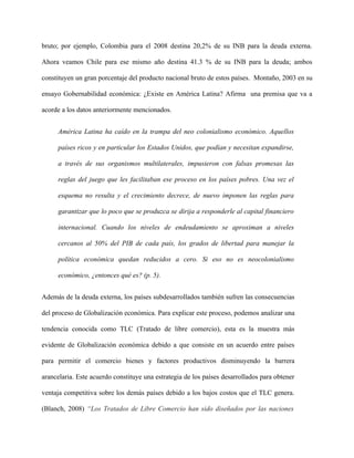 Neo colonialismo económico 