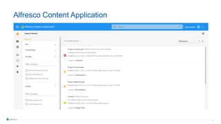 51
Alfresco Content Application
 