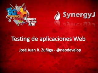 Webapps testing with Groovy