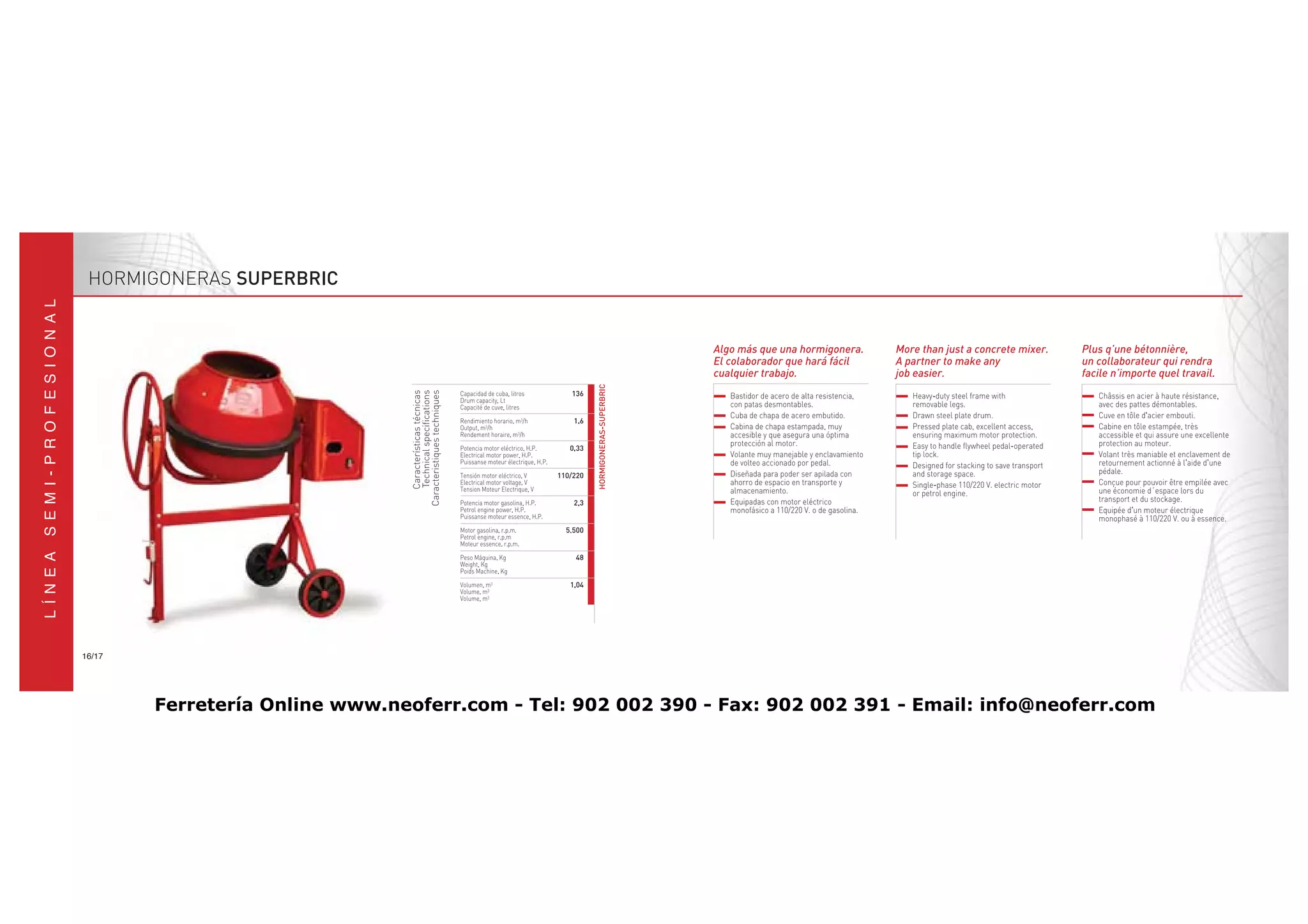 16/17




        Ferretería Online www.neoferr.com - Tel: 902 002 390 - Fax: 902 002 391 - Email: info@neoferr.com
 