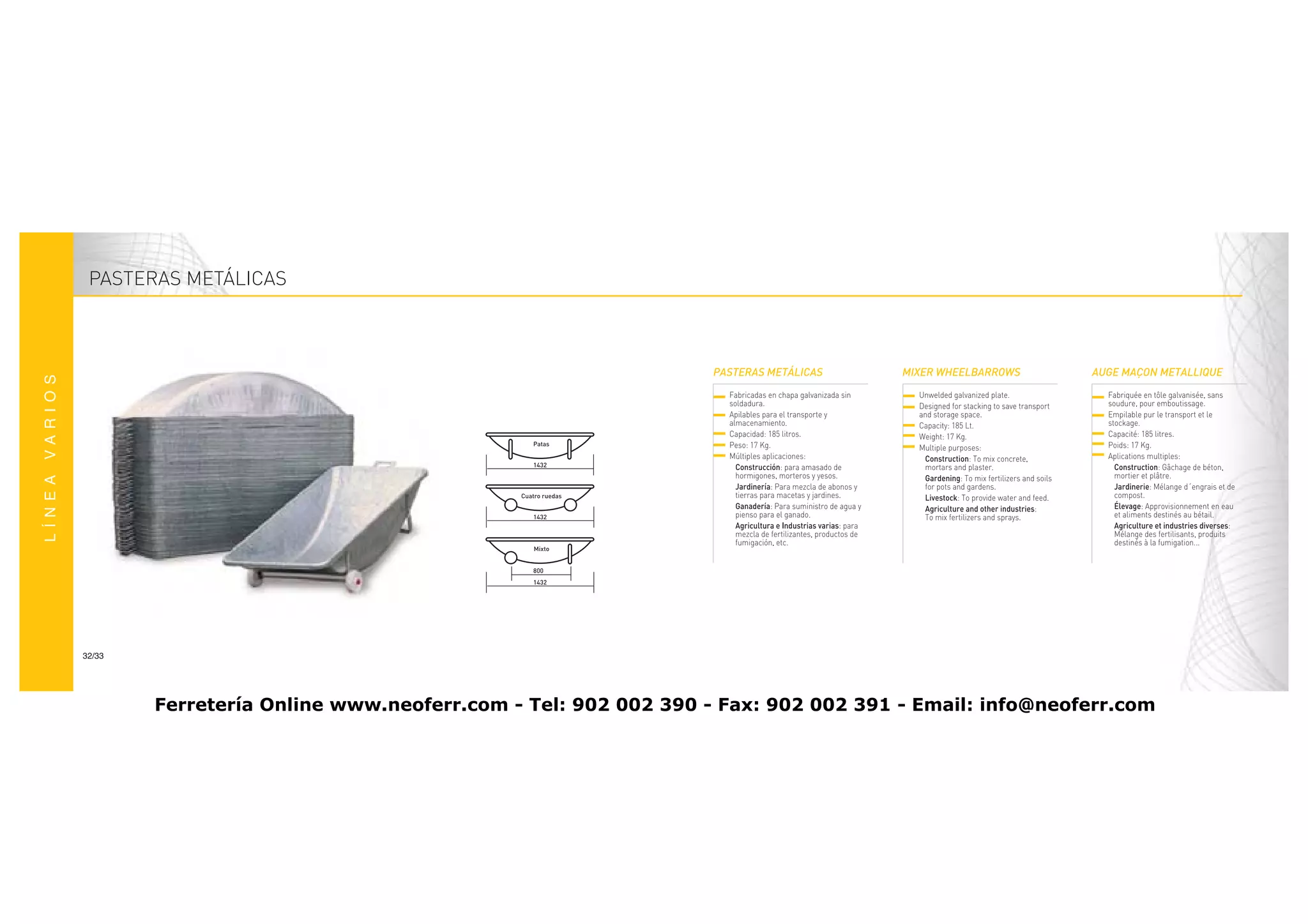 PASTERAS METÁLICAS




32/33




        Ferretería Online www.neoferr.com - Tel: 902 002 390 - Fax: 902 002 391 - Email: info@neoferr.com
 