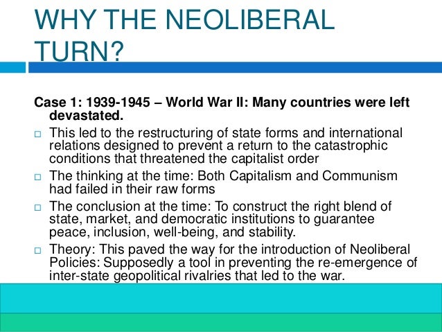 Neoliberal international relations theory pdf