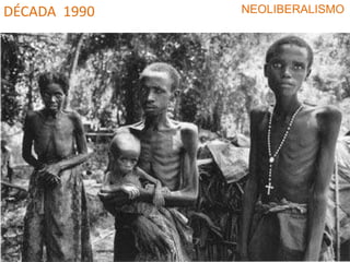 NEOLIBERALISMODÉCADA  1980/90EUA-bônus do tesouro americanoAtivo financeiroAtrair dinheiro de fora-fundos líquidosFinanciamento de déficits orçamentáriosAplicaçãoMercados financeiros:Bônus do tesouroOutros ativos da dívidaCada vez mais distante da produçãoCompra e venda de títulos 